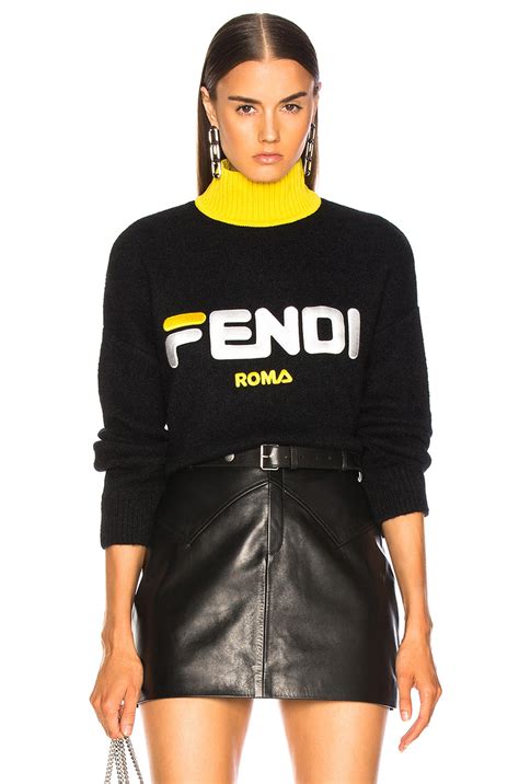 fendi sweater shoes|fendi oversized sweater.